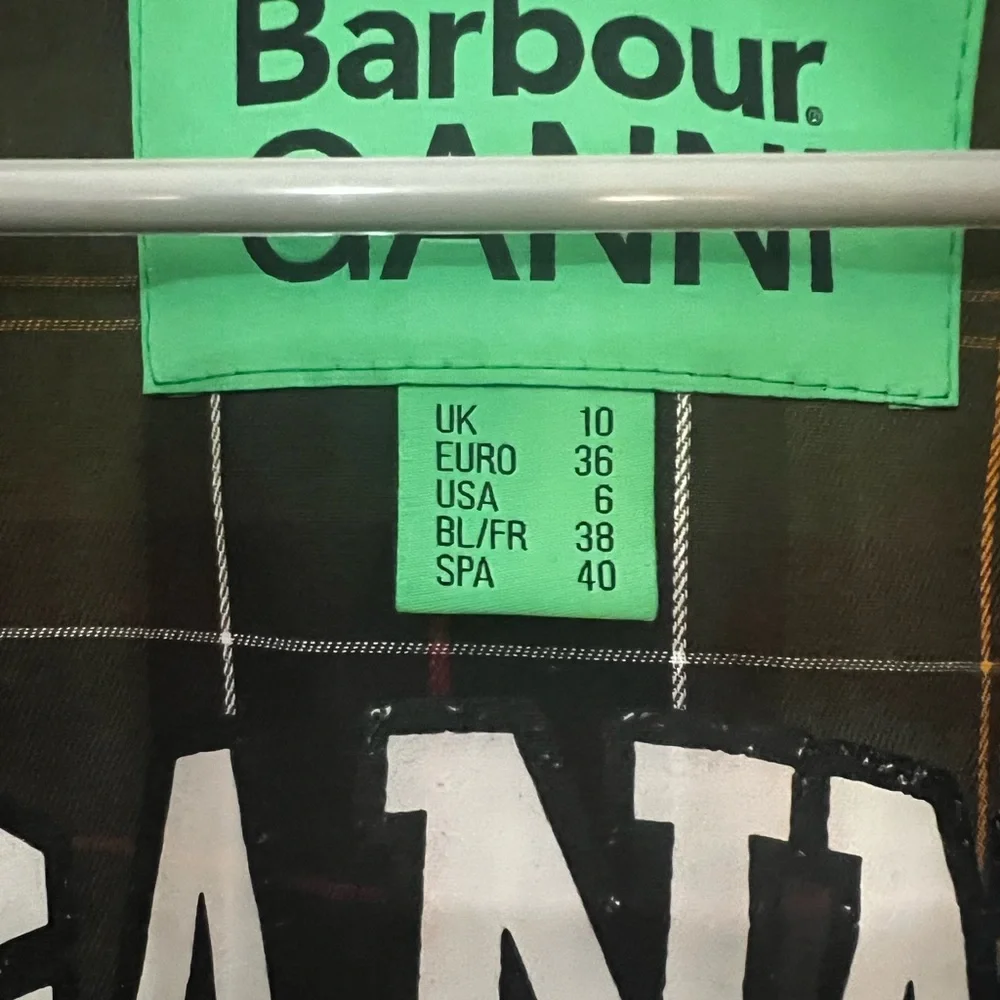 SOLD Ganni x Barbour Leopard Jacket - Picture 7 of 11